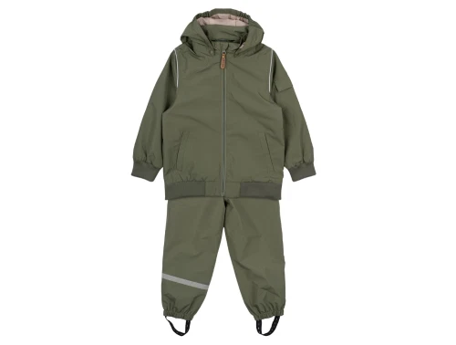 Skalsæt fra Mikk-Line i farven dusty olive med jakke og bukser  